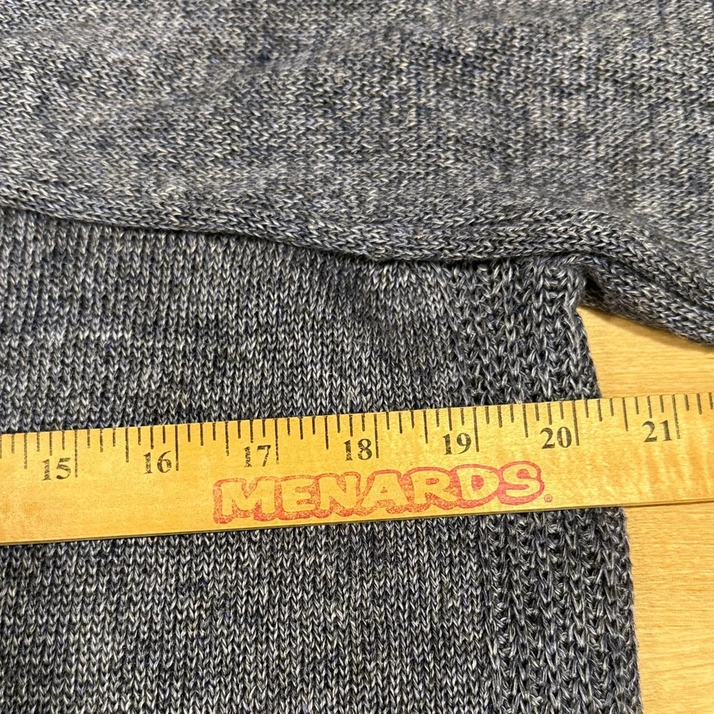 Banana Republic Men's Full Zip-Up Sweater Cardigan Size L Linen Chunky Knit